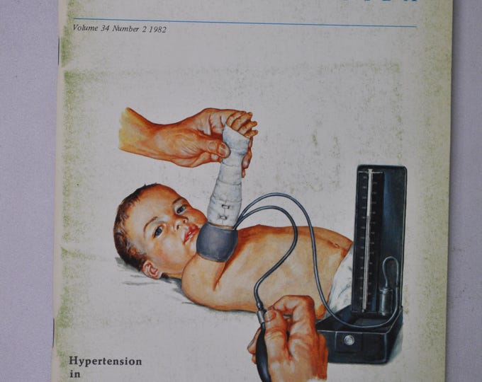 1982 Clinical Symposia booklet - subject: Hypertension in Childhood and Adolescence (medical doctor medicine hospital pharmacy)