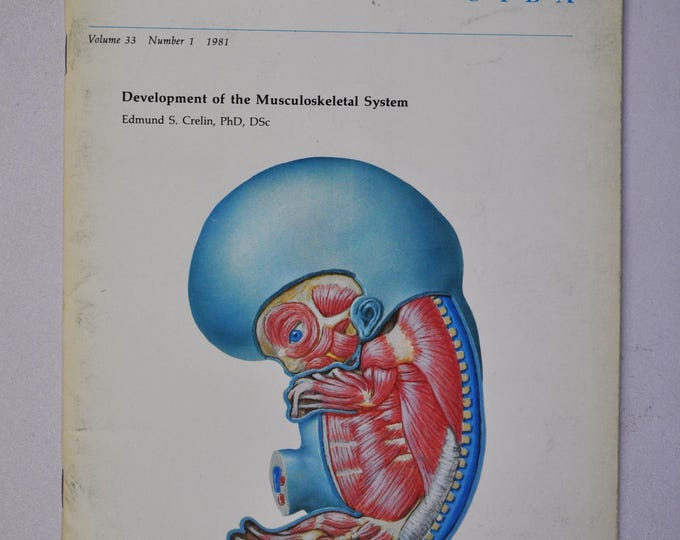 1981 Clinical Symposia booklet - subject: Development of the Musculoskeletal System (medical doctor medicine hospital pharmacy)