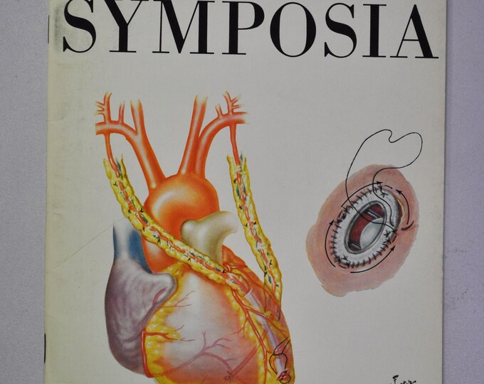 1970 Clinical Symposia booklet - subject: The Surgical Treatment of Myocardial Ischemia (medical doctor medicine hospital pharmacy surgeon)