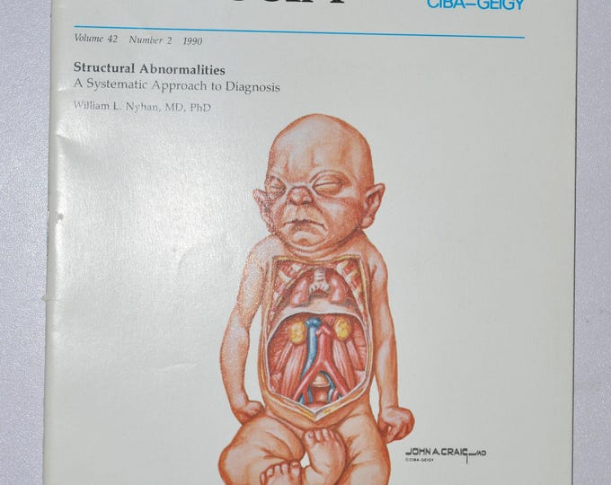 1990 Clinical Symposia booklet - subject: Structural Abnormalities (medical doctor medicine hospital pharmacy surgeon science CIBA GEICY)