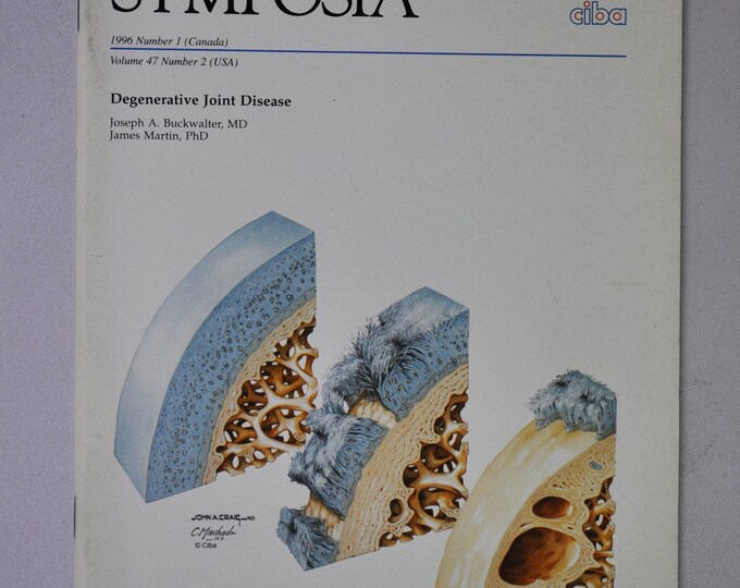 1996 Clinical Symposia booklet - subject: Degenerative Joint Diseases (medical doctor medicine hospital pharmacy)