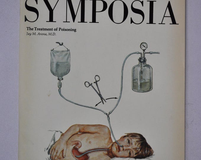 1978 Clinical Symposia booklet - subject: The Treatment of Poisoning (medical doctor medicine hospital pharmacy surgeon)