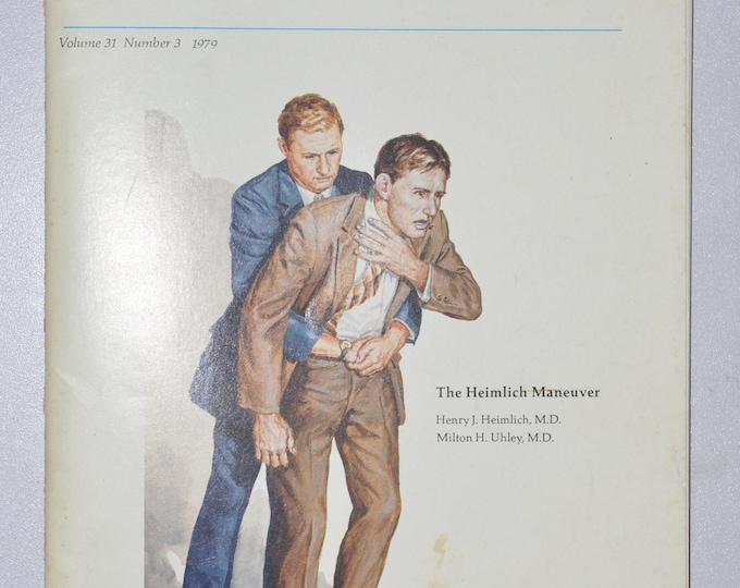 1979 Clinical Symposia booklet - subject: The Heimlich Maneuver (medical doctor medicine hospital pharmacy surgeon CIBA GEICY)