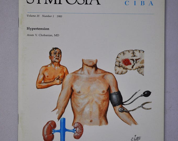 1983 Clinical Symposia booklet - subject: Hypertension (medical doctor medicine hospital pharmacy)