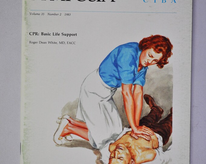 1983 Clinical Symposia booklet - subject: CPR Basic Life Support (medical doctor medicine hospital pharmacy)