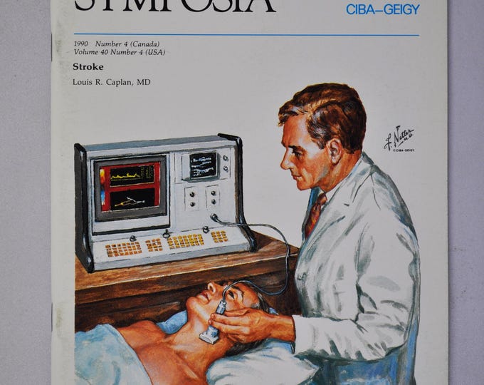 1990 Clinical Symposia booklet - subject: Stroke (medical doctor medicine hospital pharmacy surgeon)