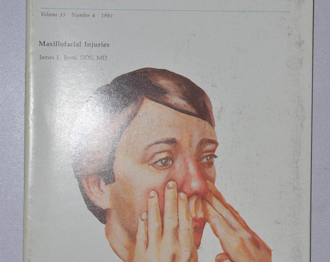 1981 Clinical Symposia booklet - subject: Maxillofacial Injuries (medical doctor medicine hospital pharmacy surgeon science DNA CIBA GEICY)