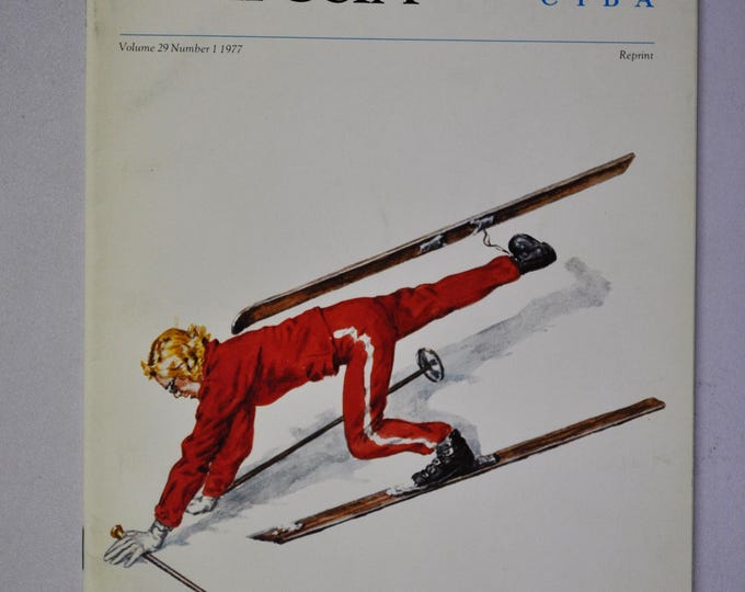 1977 Clinical Symposia booklet - subject: Skiing Injuries (medical doctor medicine hospital pharmacy surgeon)