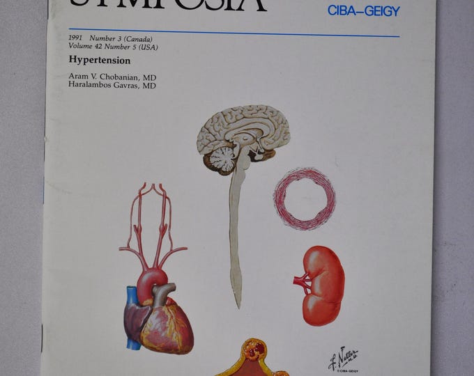 1991 Clinical Symposia booklet - subject: Hypertension (medical doctor medicine hospital pharmacy surgeon)