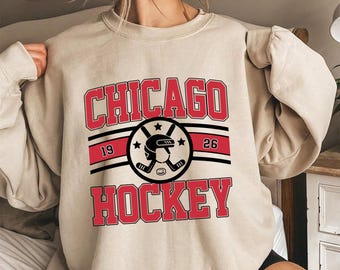 Vintage Chicago Blackhawks NHL Hockey-Team-Shirt, Hockey-Fan-Shirt