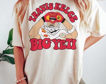 Vintage Travis Big Yeti Shirt, Kansas City Football Team Shirt