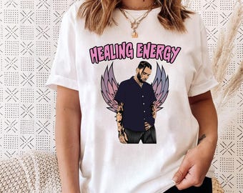 Camiseta vintage de energía curativa de Chris Brown, camiseta de Chris Brown, camiseta de hip hop de Chris Brown, camiseta gráfica de los años 90 en homenaje a Chris Brown