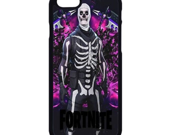 fortnite skull trooper phone case iphone 5 6 7 8 x xs max xr - fortnite iphone x case