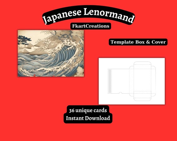 WANFUY Mirror Truth Lenormand Cards Tarot Oracle Cards for Fate Divination Board Game Deck