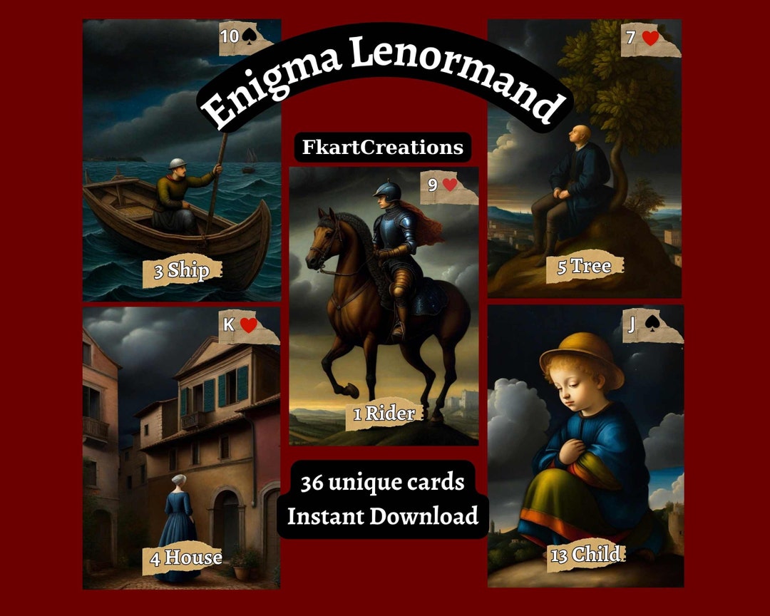 After Enigma Lenormand Karten - Blick In Die Zukunft