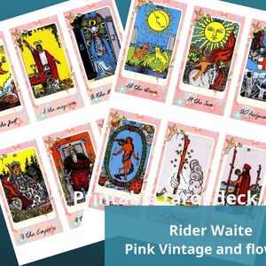 Printable Tarot Deck Rider Waite Instant Download Files Digital 78 ...