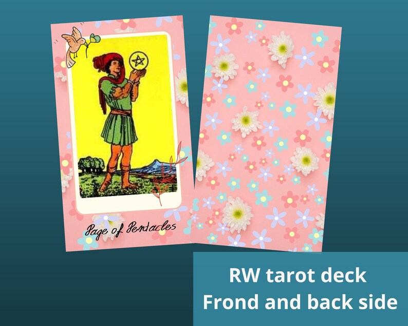 Printable Tarot Deck Rider Waite Instant Download Files - Etsy