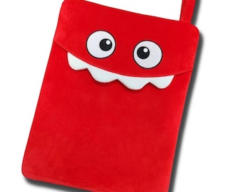 Goofy Monster Tote Bag – Zippered Plush Storage (30x45cm)