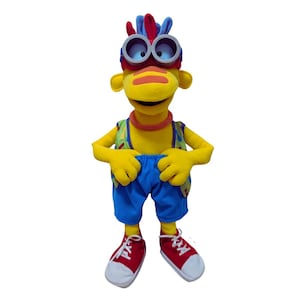 Zoomer: 24"Ganzkörper-Alien Handpuppe mit Kunstdruck Tragetasche