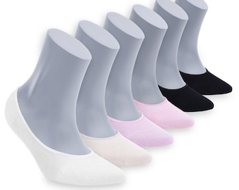 Women’s Bamboo No-Show Socks 6-Pack | Invisible, Breathable, Moisture-Wicking Socks - 612