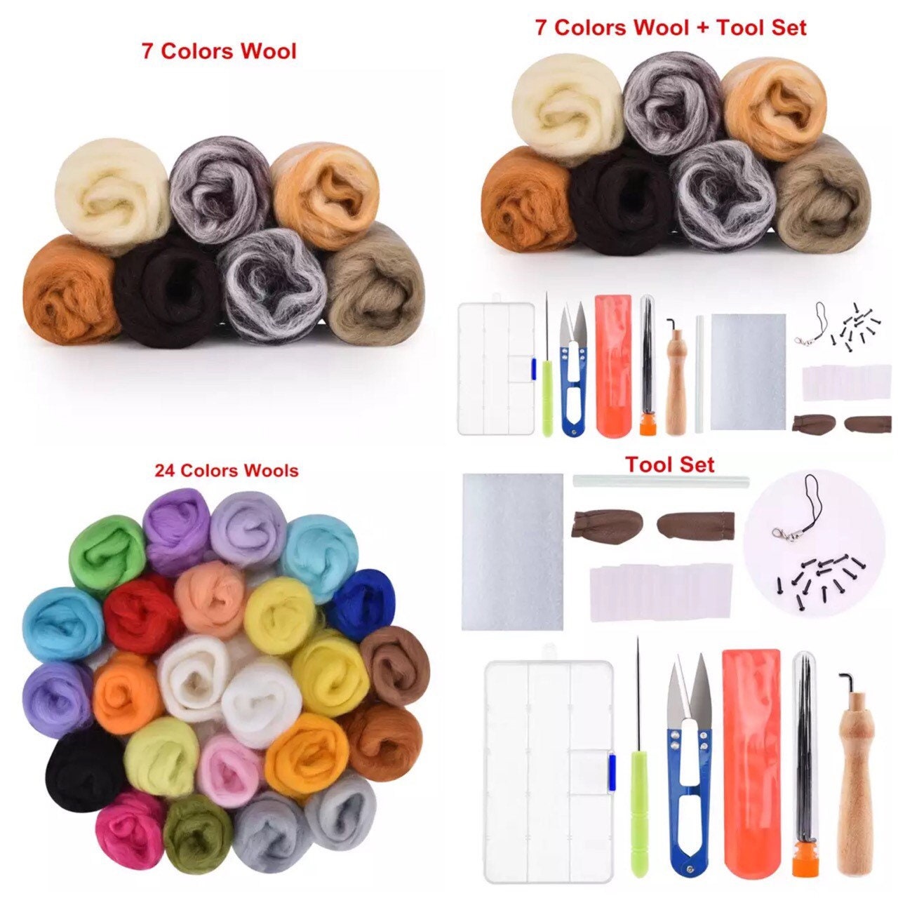 Felting kit several options available Etsy