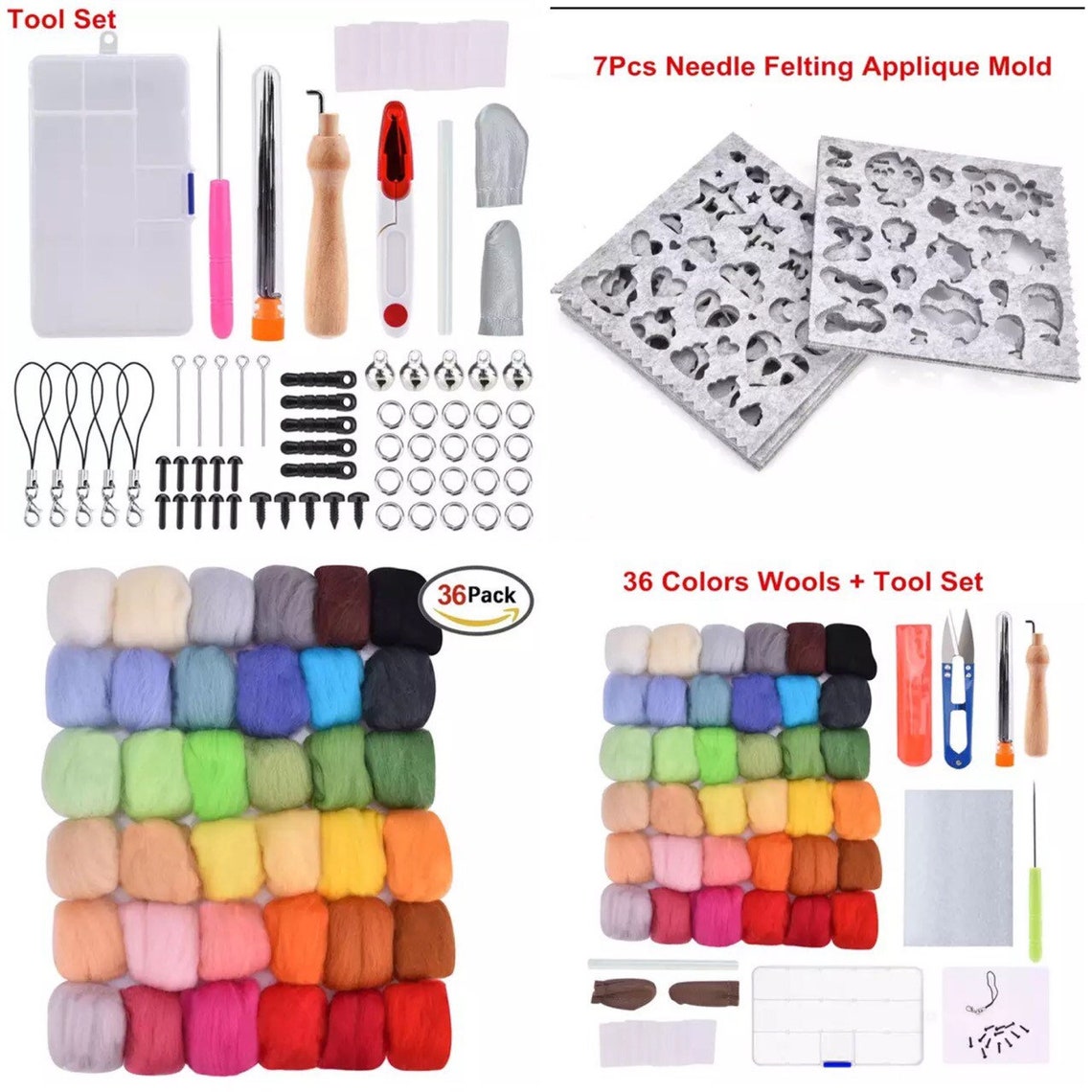 Felting kit several options available Etsy