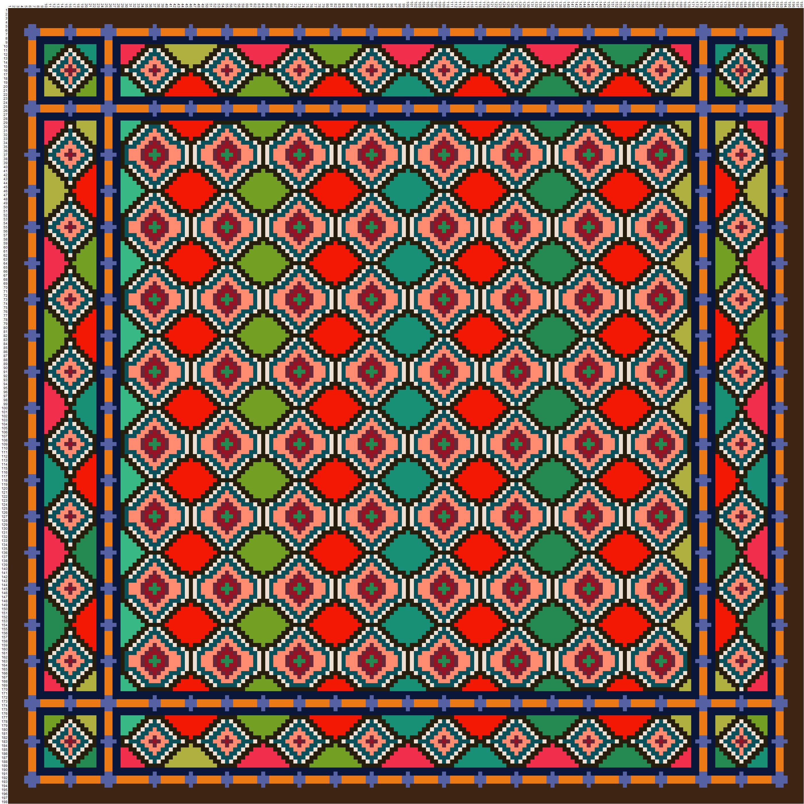 Cross Stitch Pattern PDF Geometric Cross Stitch Pattern Cross - Etsy