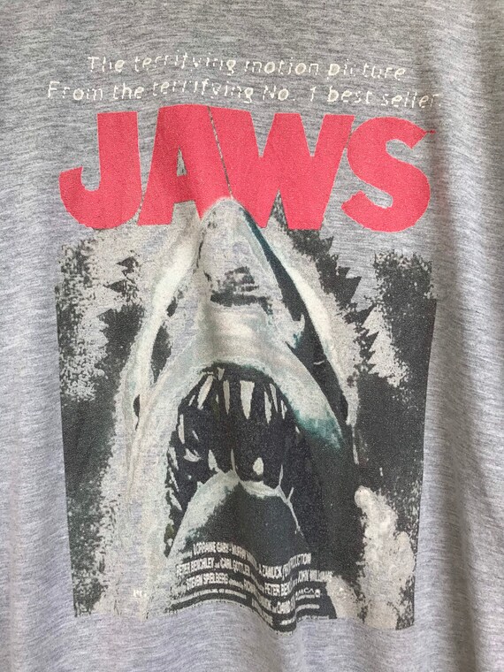 Vintage Jaws Movie T-Shirt Size Large Horror Movie