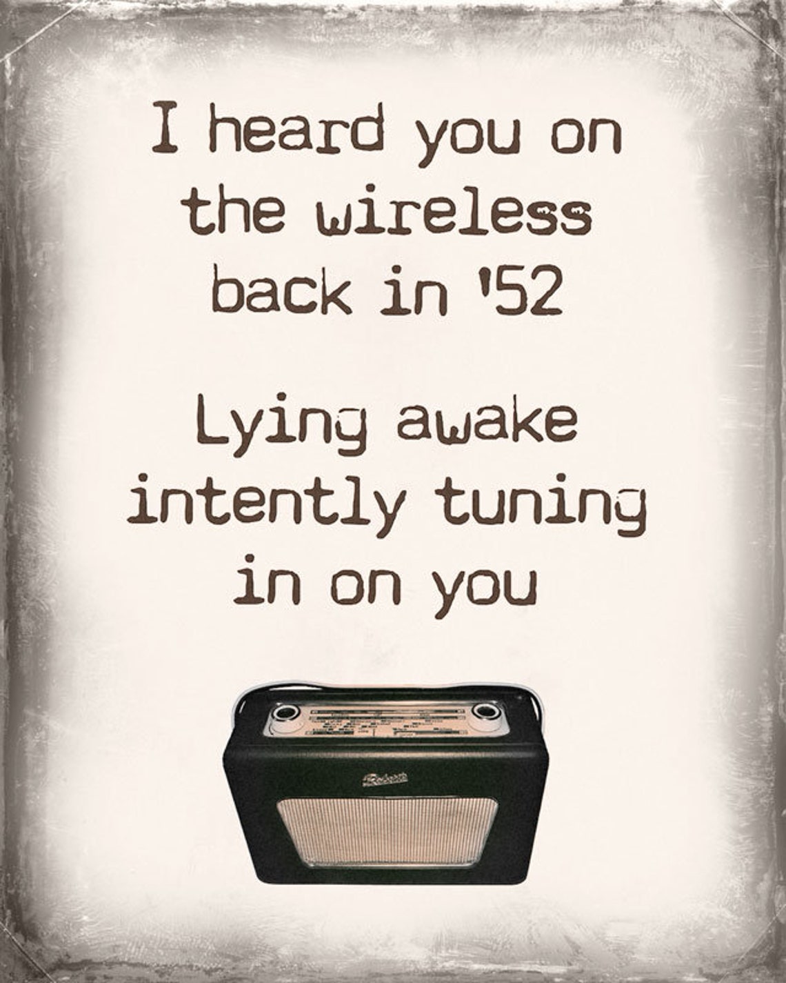 THE BUGGLES Video Killed The Radio Star Lyrics RETRO Poster Etsy