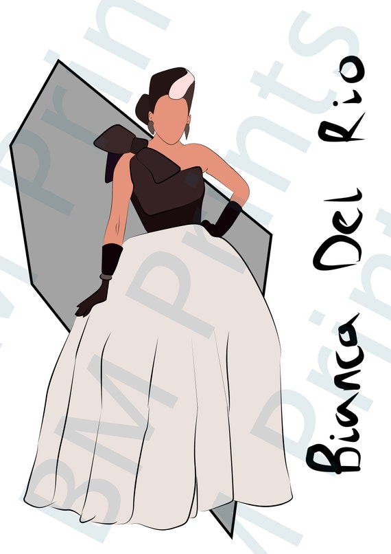 bianca del rio black and white dress Bianca Del Rio, Interviewed and Reviewed