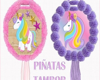 Piñata Unicornio (TAMBOR GRANDE)