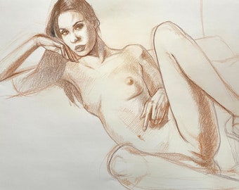Serene | Female Portrait | Nude Portrait | Feminist Art | Celebrate Women