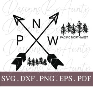 PNW en Boomgrens | Staat Washington | Staat Oregon | SVG