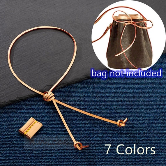 Noe Bucket Bag Vachetta Leather String Slide