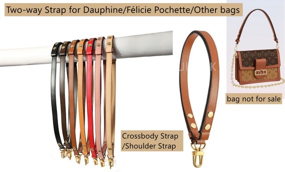 Two-way Strap for Dauphine/ Felicie Pochette/other Bags 