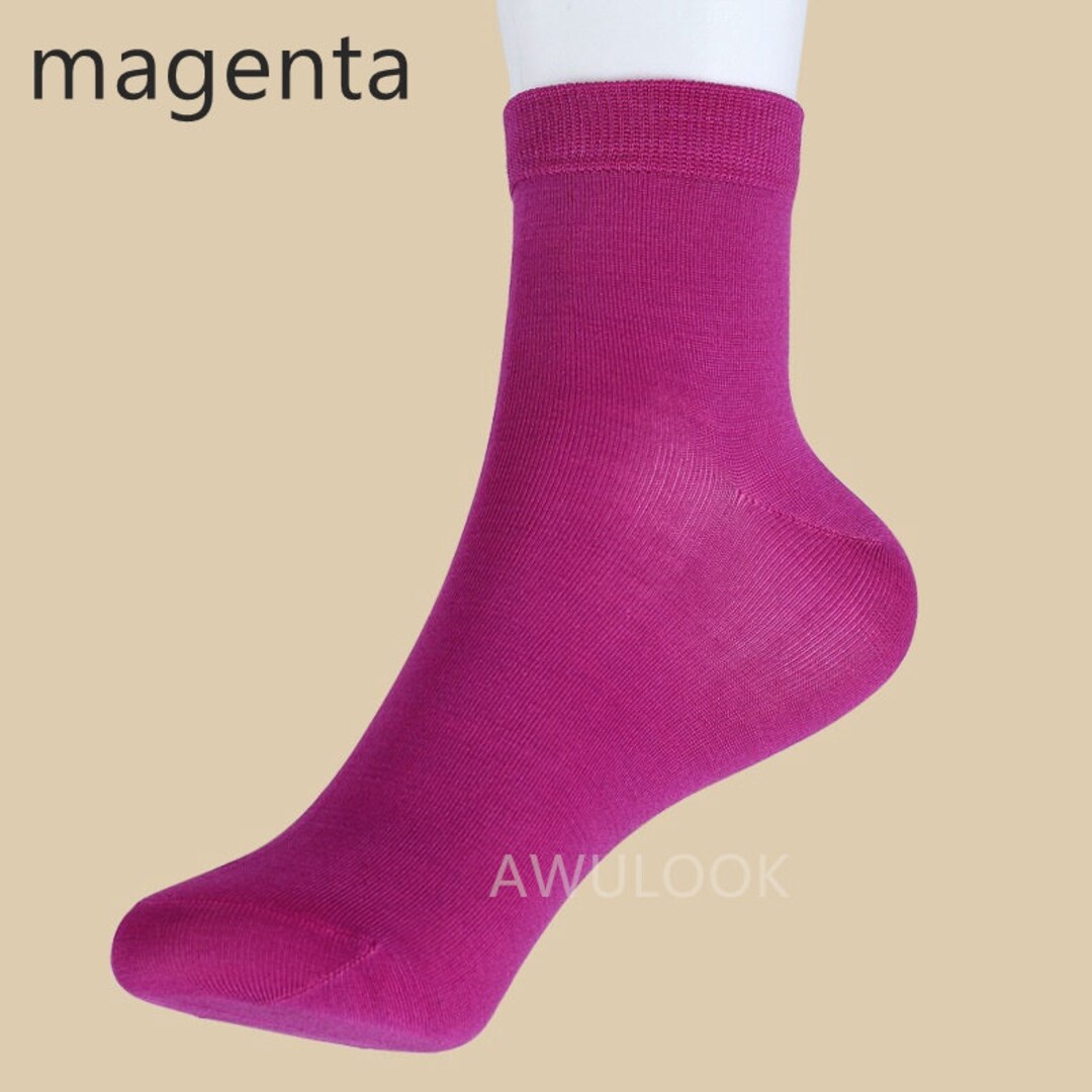 Women's Silk Socks 10 Colors Etsy