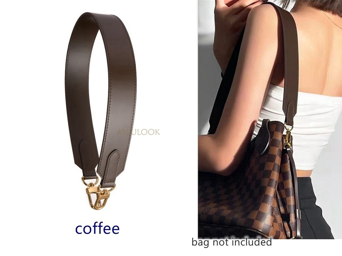 100% Genuine Leather 105CM Bag Strap for LV Neverfull Bags