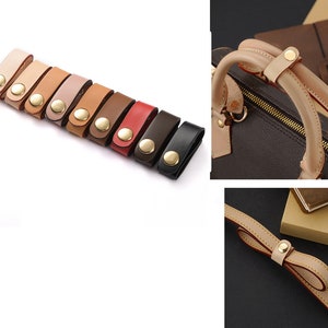 Full-grain Leather Strap Adjust Buckle/Strap length adjuster for handbags/pouch/clutch/Neverfull bag acc