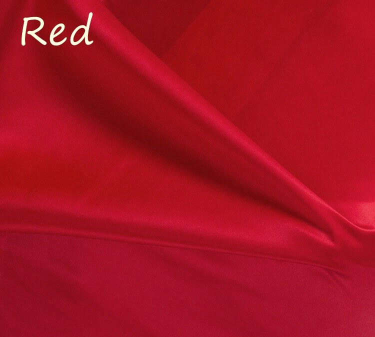 19Momme 6A Grade Mulberry Silk Fabric WineRed Solid Colors Etsy