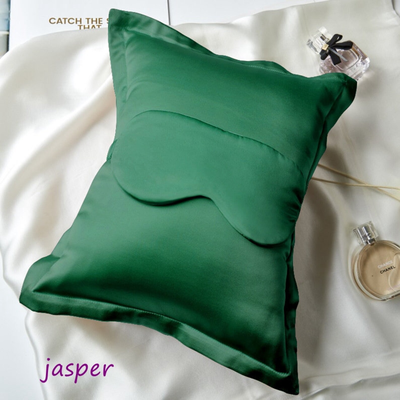 Mulberry Silk Travel SetSilk Throw pillow and eye mask Etsy