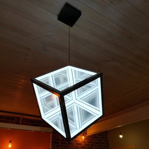 Infinity Mirror Cube Etsy