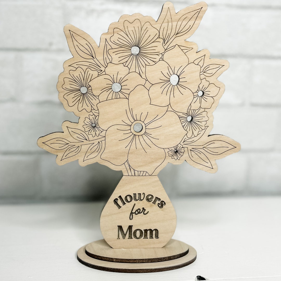 Flowers for Mom Pick Flowers for Mommy Flower Craft for Etsy