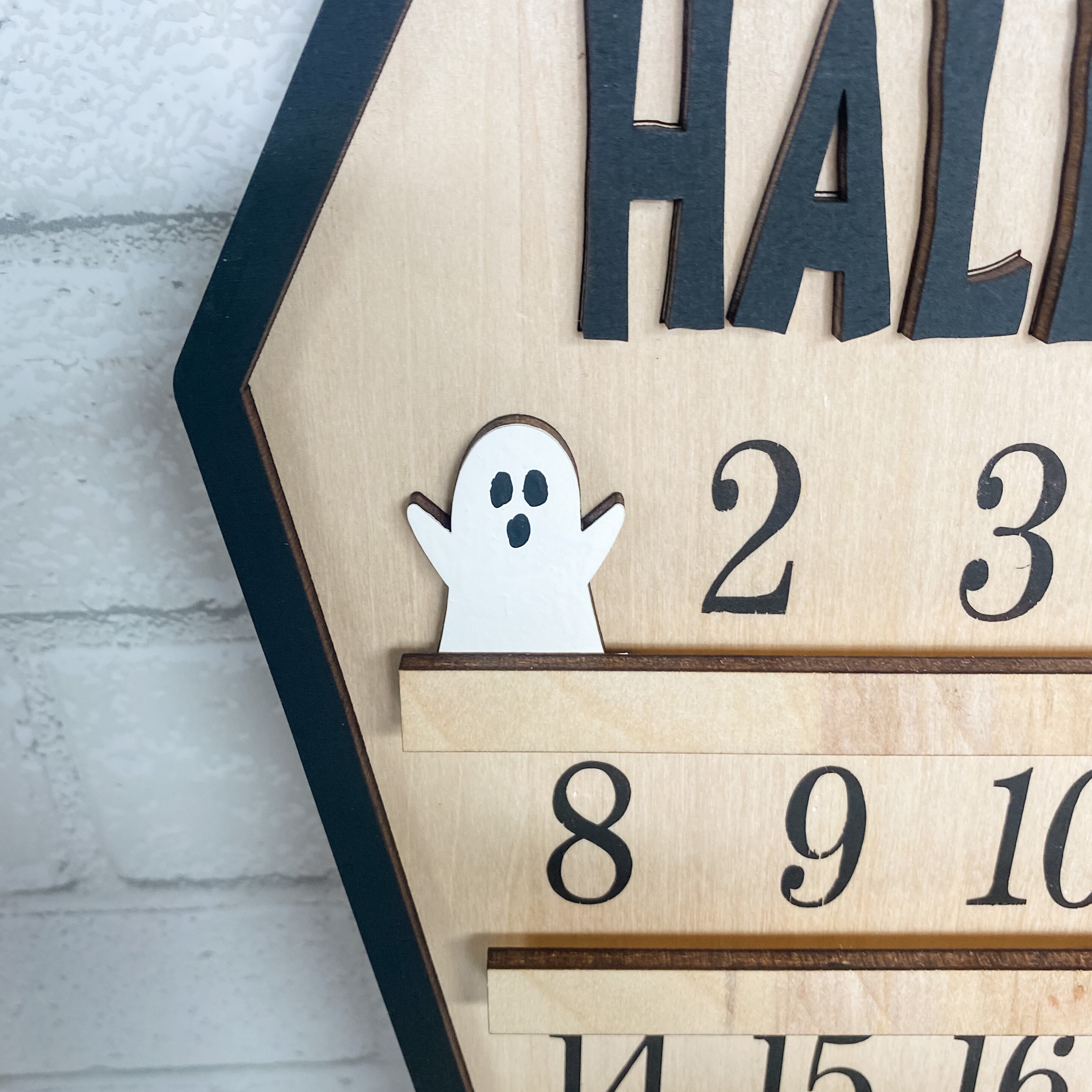 Halloween Countdown Sign Countdown Calendar Countdown to Etsy