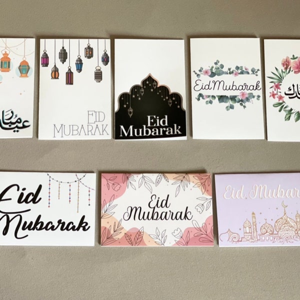Eid Mubarak Cards/ Envelope Included