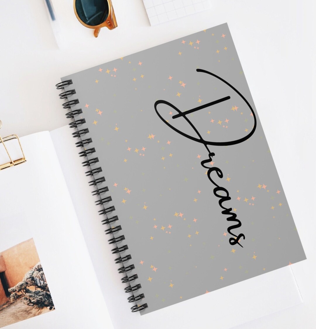 Dreams Spiral Notebook, Motivational Notebook, Blank Dreams Notebook ...