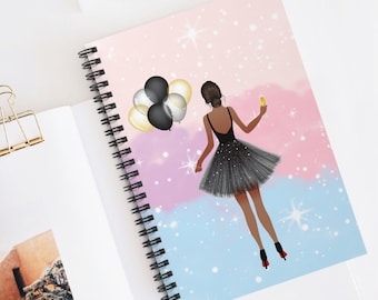 African American Women Spiral Notebook, Black Girl Journal, Black Girl Magic, Gift for a Black Woman, Self Love Gifts for Her, Journaling