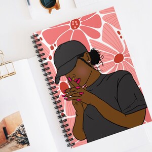 African American Women Spiral Notebook, Black Girl Journal, Black Girl Magic, Gift for a Black Woman, Self Love Gifts for Her, Journaling