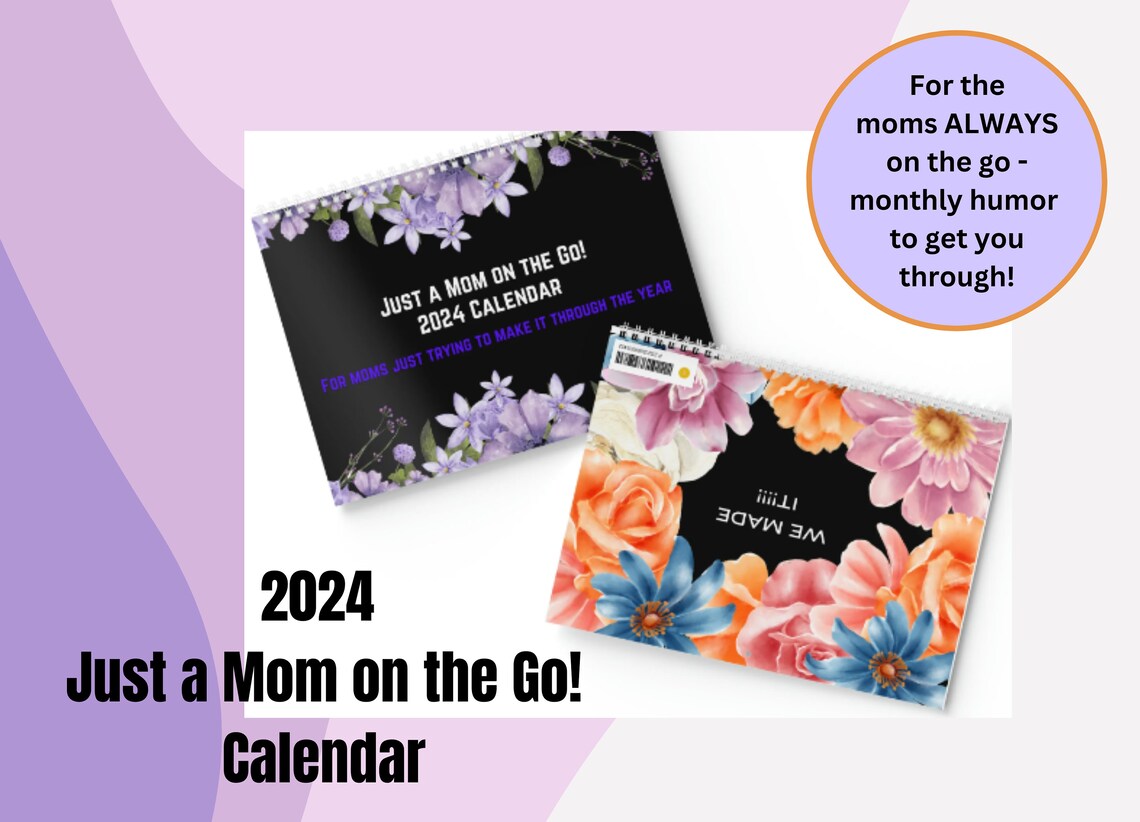 2024 Wall Calendar, Mom Calendar 2024, Funny Calendar 2024, Hanging