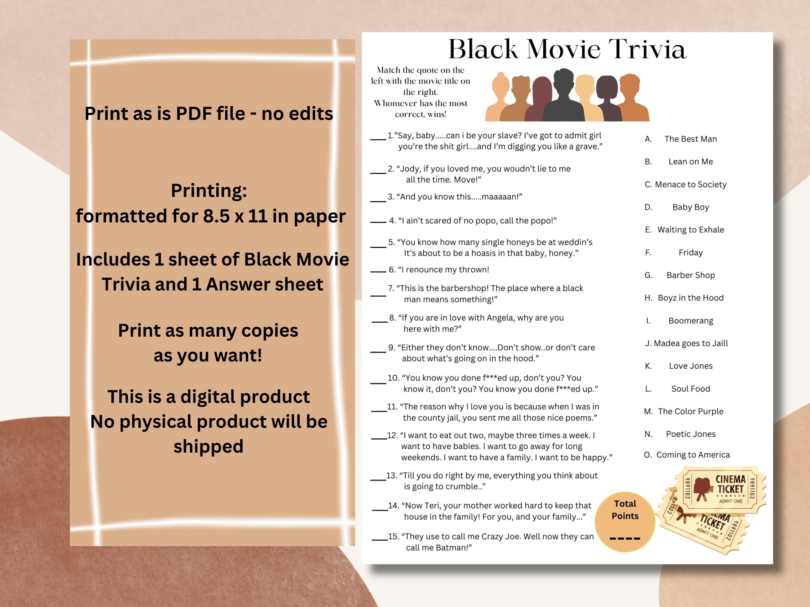 Black Movie Trivia, Black Trivia, Black Culture, Black History Month