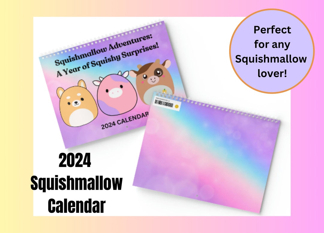 Adult squishmallow hearth calendar squish squad calendar cute